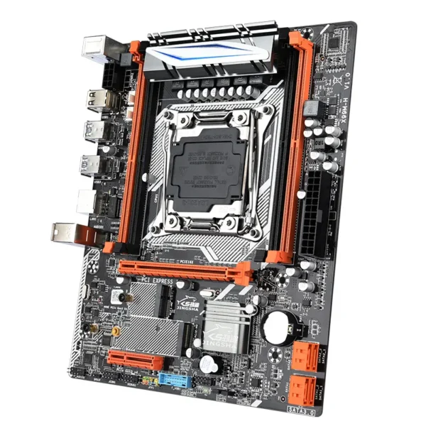 Материнська плата X99 LGA2011-3 USB3.0, WIFI слот, NVME, 4xSATA3 mATX - Зображення 3