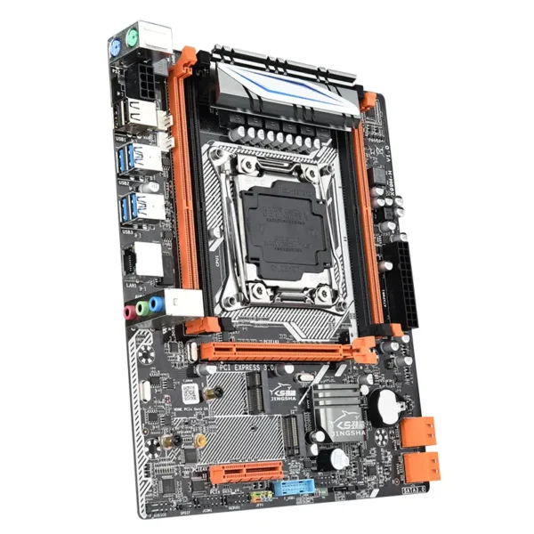 Материнська плата X99 LGA2011-3 USB3.0, WIFI слот, NVME, 4xSATA3 mATX