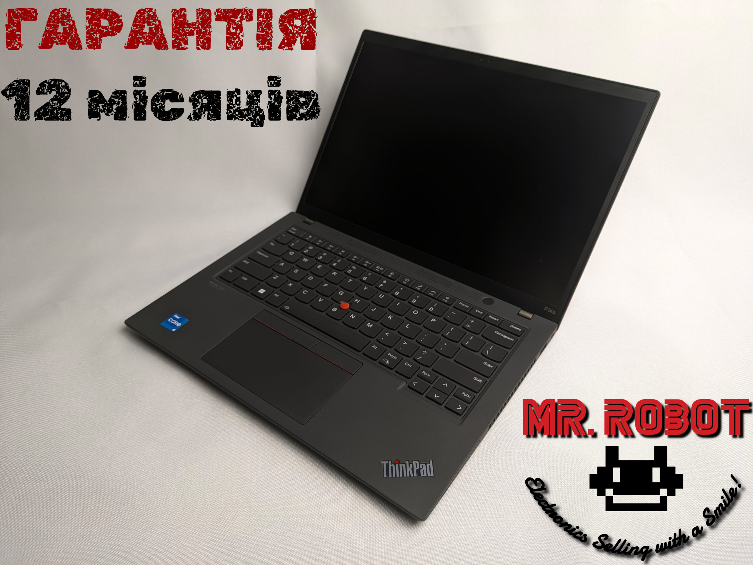 Ноутбук Lenovo ThinkPad P14s Gen 3 i5-1240P 12/16-ядер Nvidia-T550-4GB 16/512GB АКБ=93%