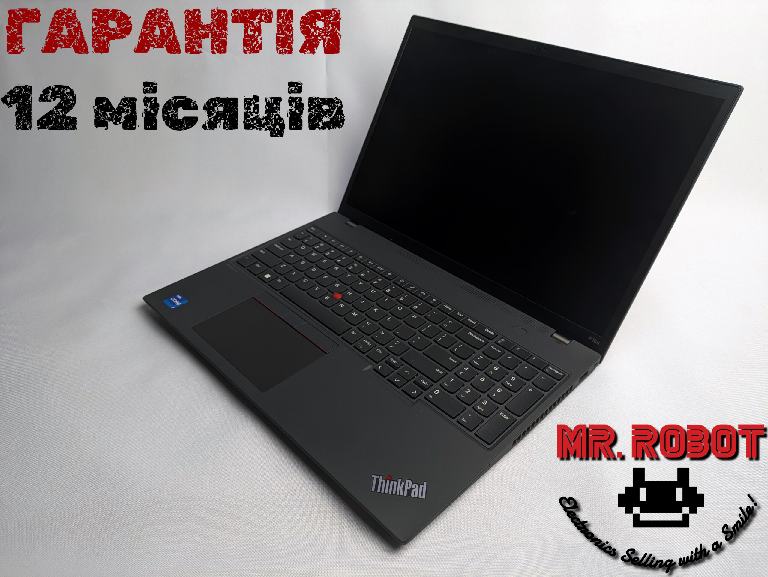 Lenovo ThinkPad P16s Gen 2 i7-1360P 12/16-ядер 5GHz RTX A500-4GB 16/1000 16' IPSАКБ=96%