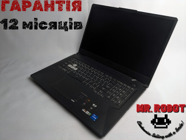 НОВИЙ? Asus TUF Gaming F17|RTX3050-4GB|i5-11260H|16-64ram/512-8000NVMe|17.3' 144Hz|АКБ92%